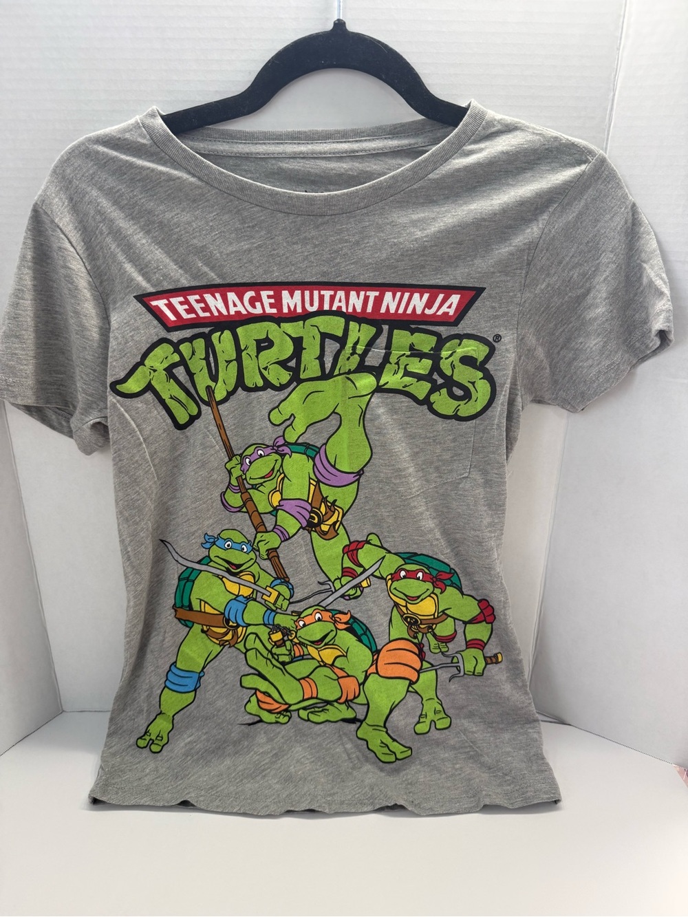 Nickelodeon Gray Teenage Mutant Ninja Turtles Graphic Tee